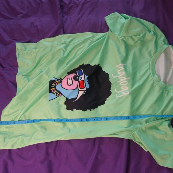 bigd0gg inBetweeners NFT #9202 Green 100% Polyester Size S T-Shirt - Picture 5 of 6